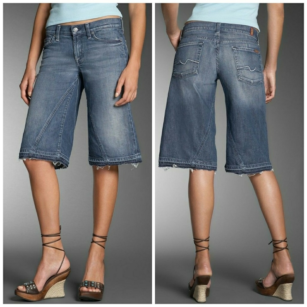 7 For All Mankind Parker Gaucho Shorts
